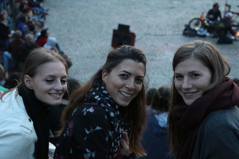 Thousands of people attend the Bearpit Karaoke show at meauerpark