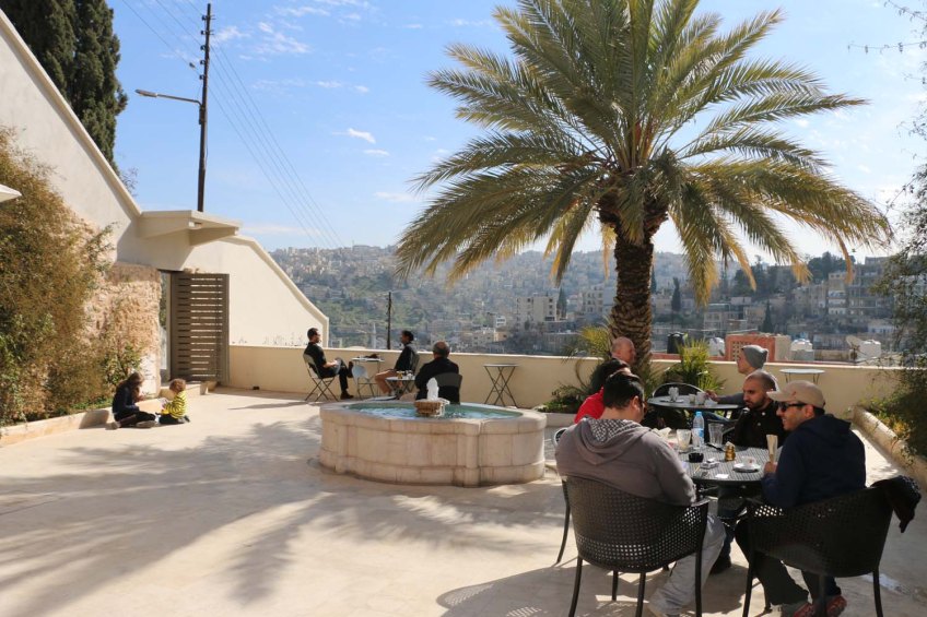 Art exhibition and cafe in Amman Jordan