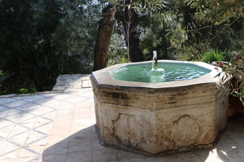 Vintage syrian arabian water fountain