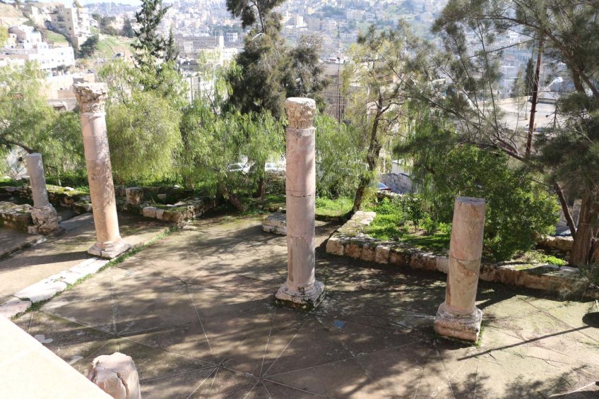 Ornements at an art exhibition in old amman