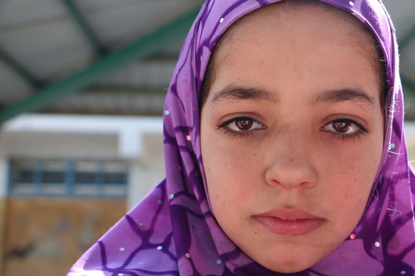 Portraits of Children from the Gaza Jarash Refugee Camp