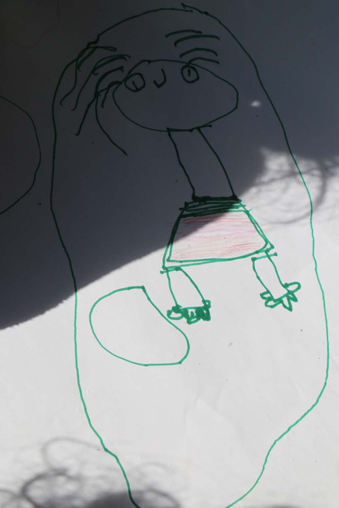 Refugee kids drawings what makes them happy at the jarash gaza refugee camp