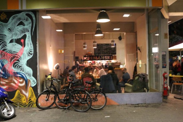 nightlife and bicycles in kreuzberg