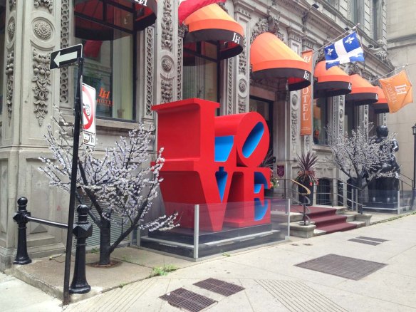 Montreal Love sign
