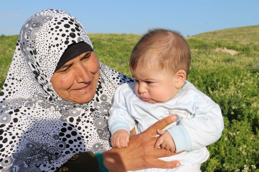 Hiking through Wadi Rayan Yabis between Ajloun and Jordan Valley