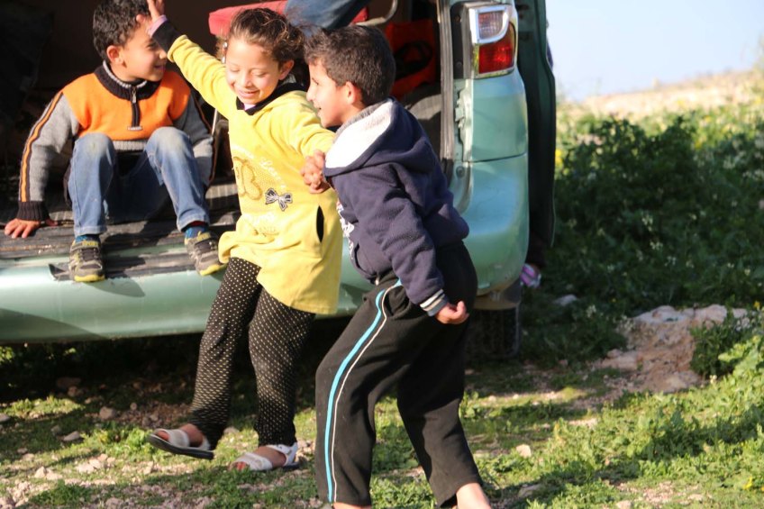 Hiking through Wadi Rayan Yabis between Ajloun and Jordan Valley