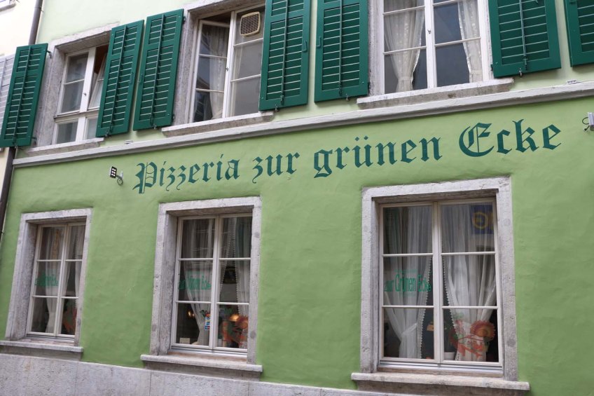 Medieval Baroque city in switzerland