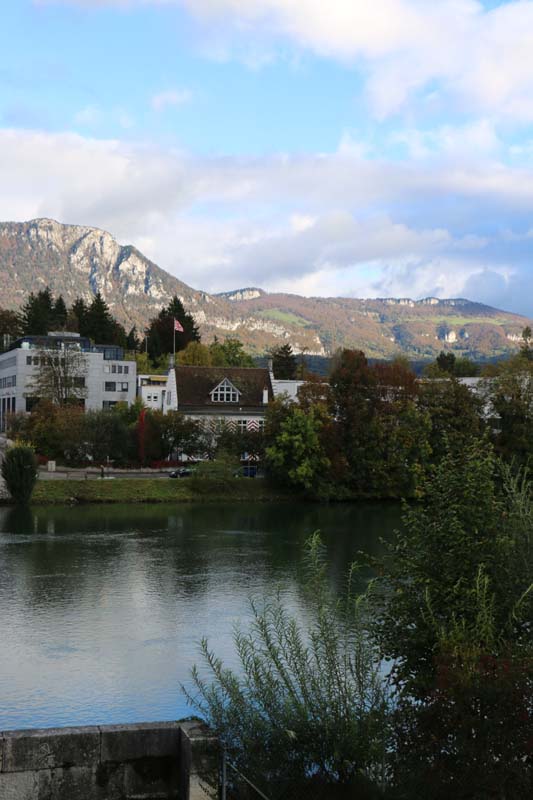 Medieval Baroque city in switzerland  