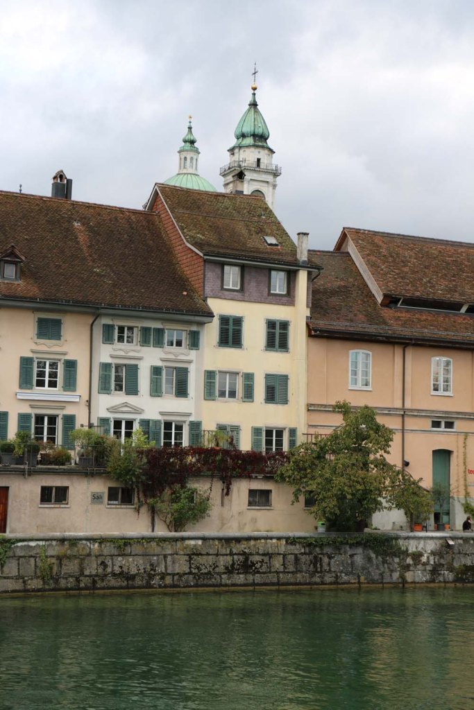 Medieval Baroque city in switzerland