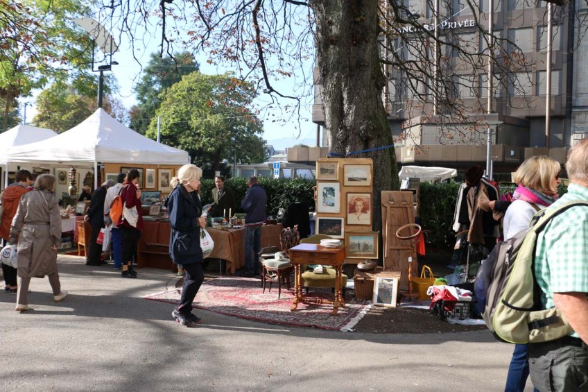 Flea market in zurich