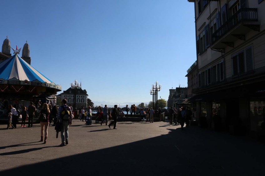 Marygoround A photograph of green old building in Zurich Altstadt old town first district