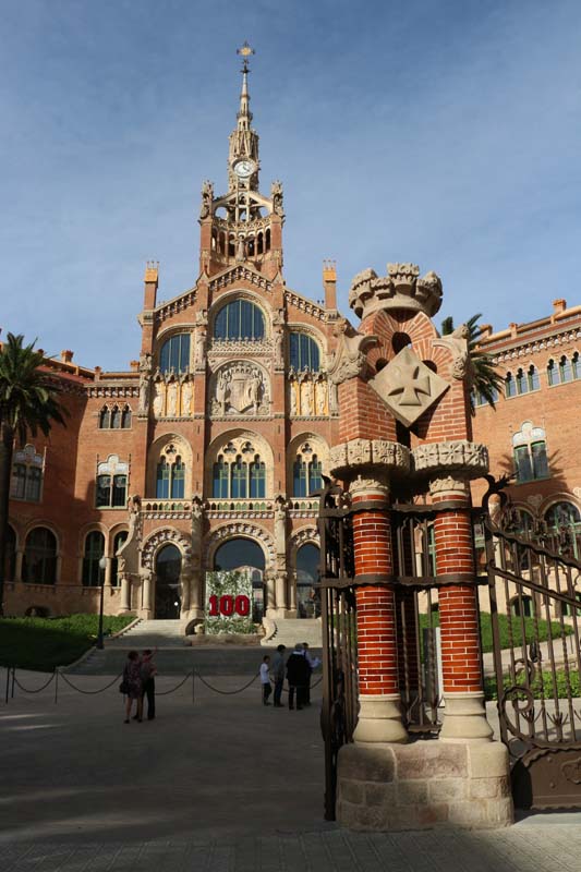 Old houses and architecture in Barcelona by Gaudi and others