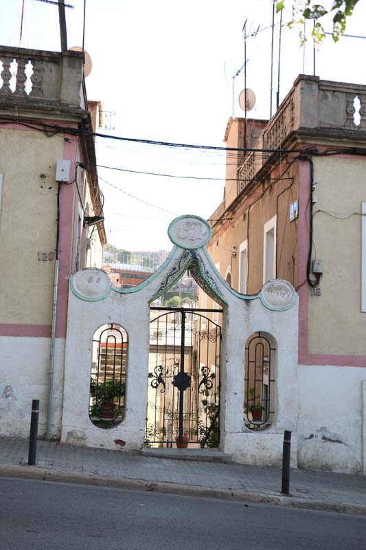 Old houses and architecture in Barcelona by Gaudi and others