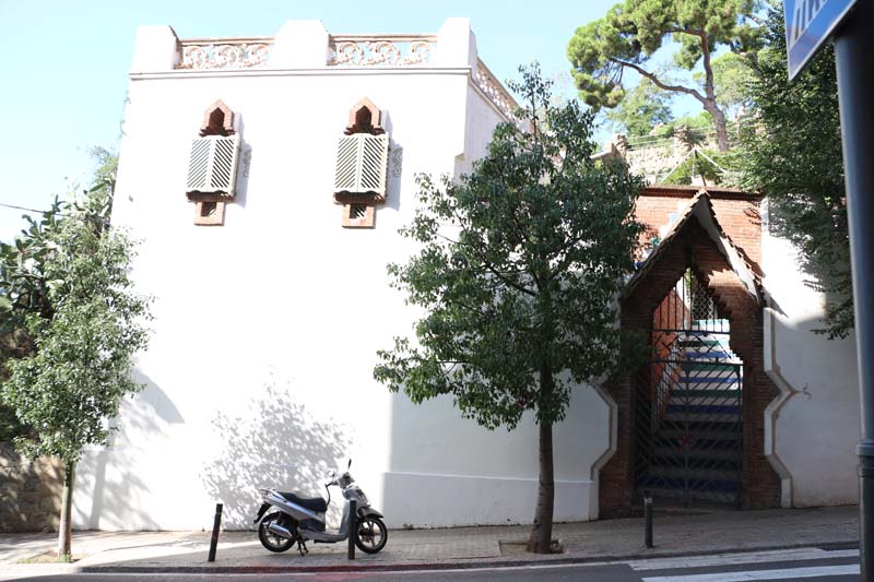 Old houses and architecture in Barcelona by Gaudi and others