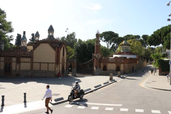 Old houses and architecture in Barcelona by Gaudi and others