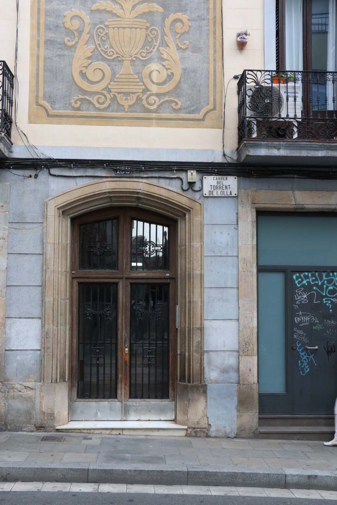 Old houses and architecture in Barcelona by Gaudi and others
