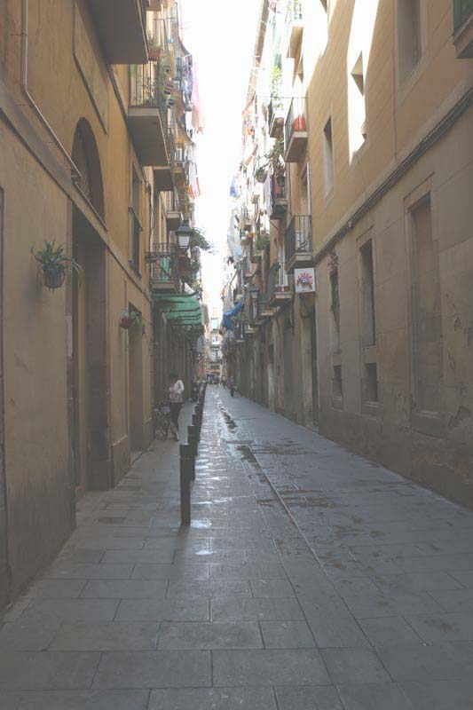 old streets of barcelona