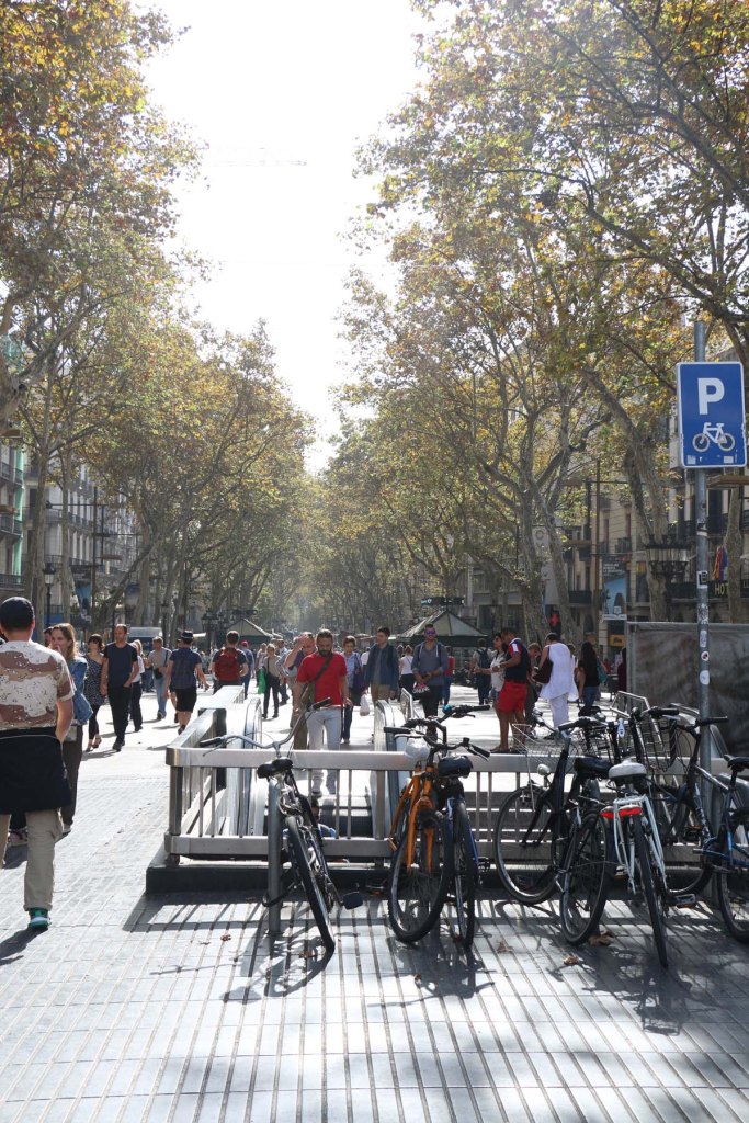 La Rambla and Catalunya Down Town Barcelona