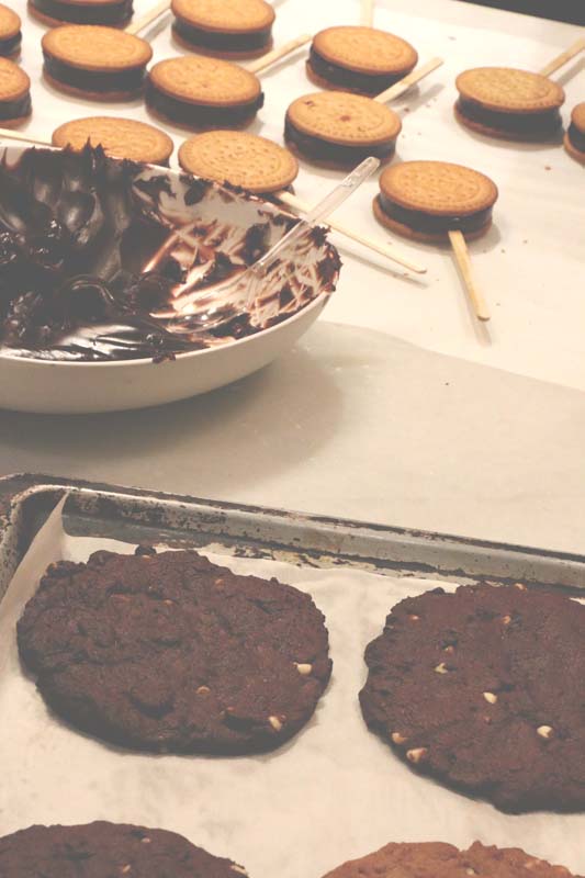 Best chocolate shop with cookies donuts and chocolates to die for in Barcelona