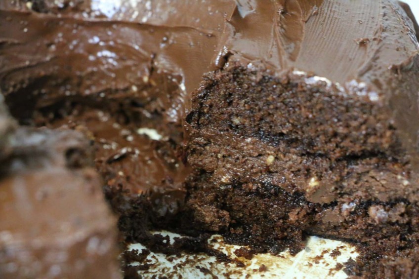 Filling of the Ferrero Rocher Chocolate cake