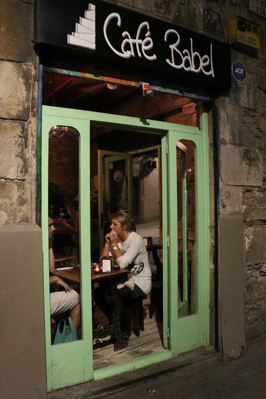 Restaurant shop at gothic quarter