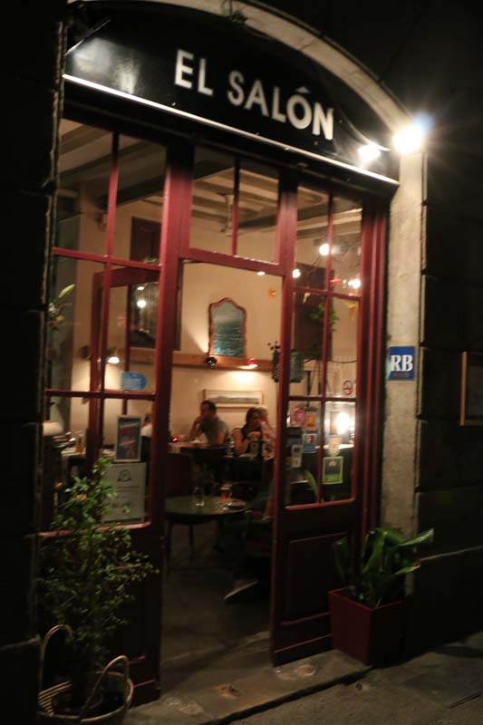 Restaurant shop at gothic quarter
