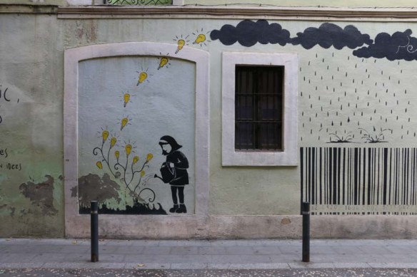 Graffiti art in Barcelona