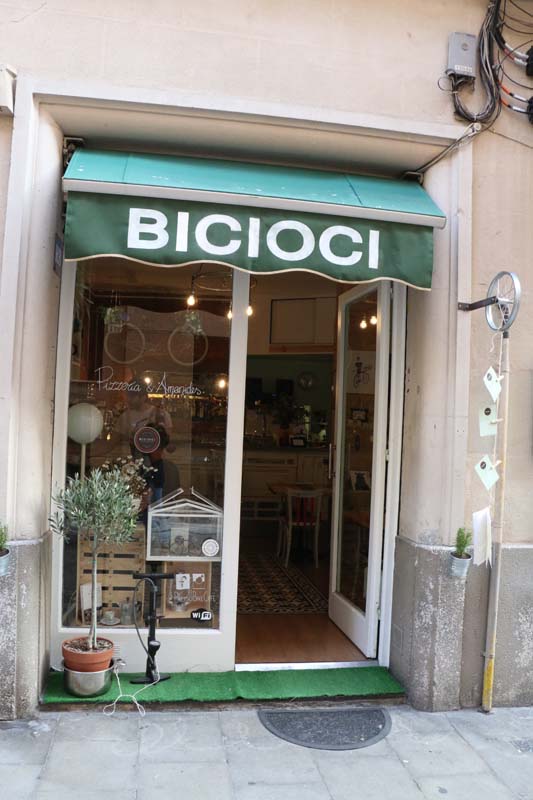 Bike inspired shop in Barcelona