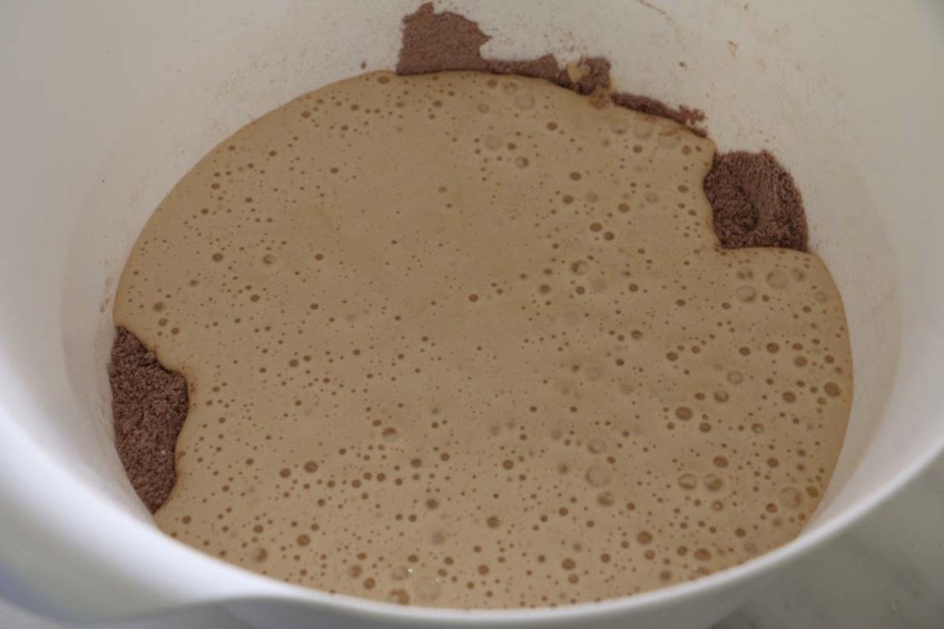 Ferrero Rocher Cake in the making