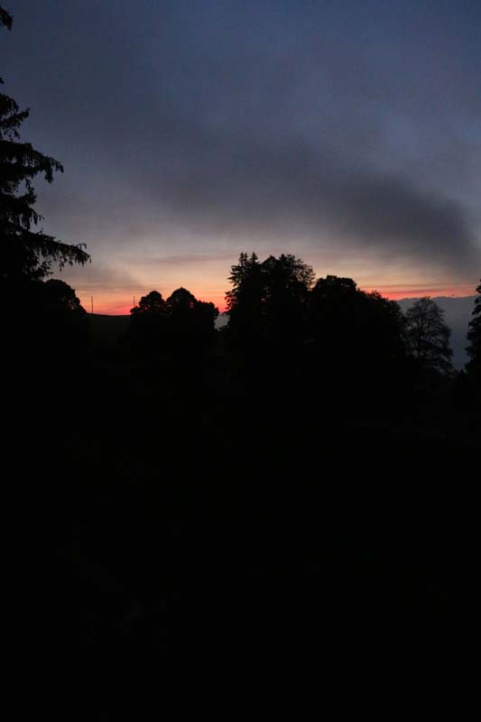 Sunrise Jura Mountains Switzerland