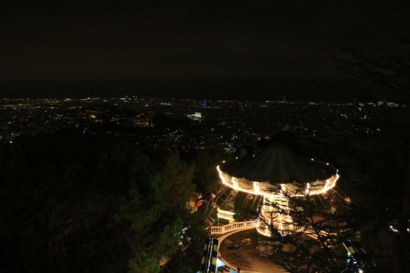 Amusement park in Barcelona