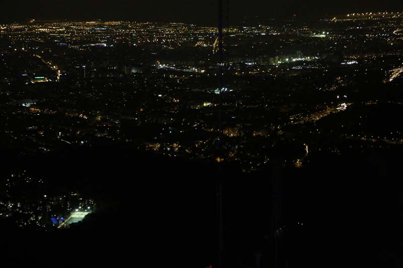 overlooking Barcelona