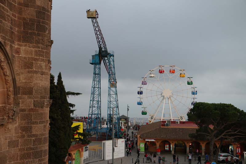 Amusement park in Barcelona