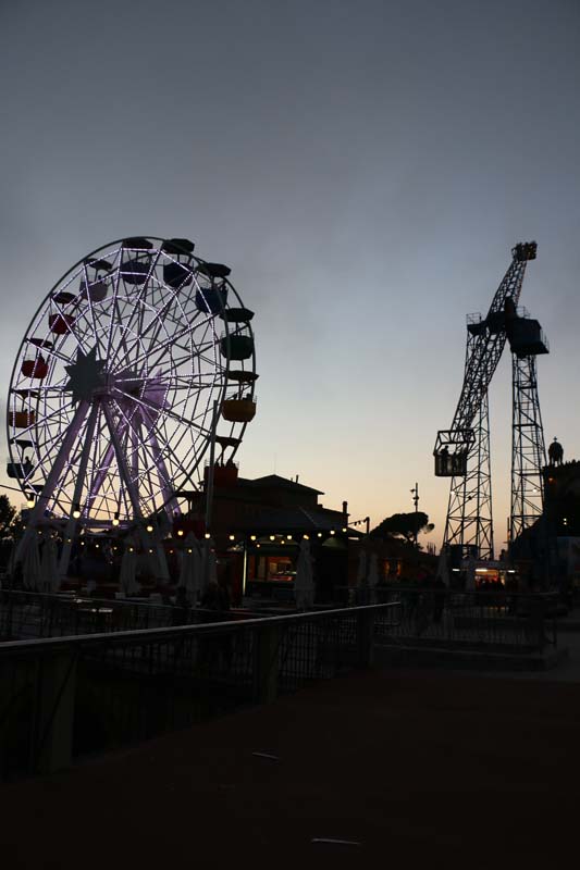 Amusement park in Barcelona