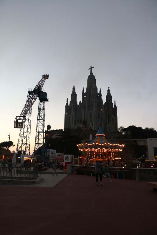 Amusement park in Barcelona