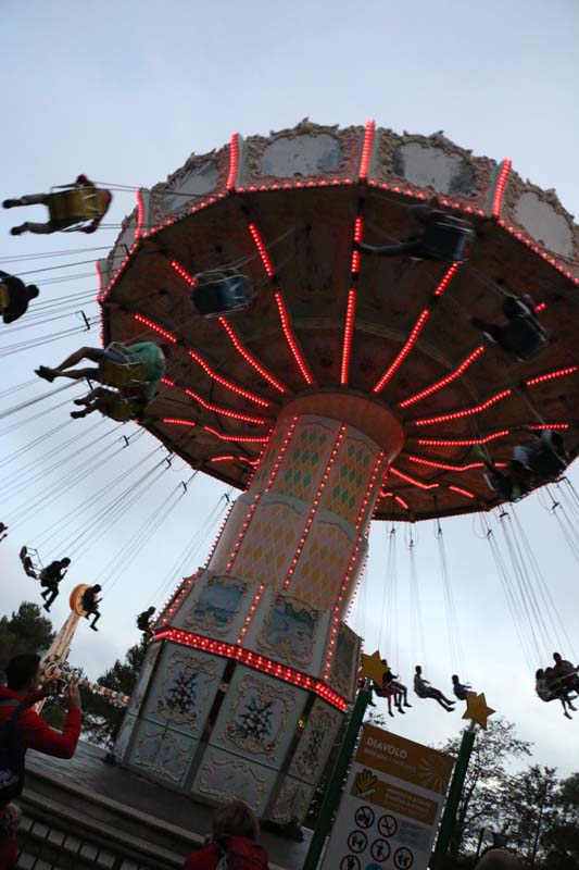 Amusement park in Barcelona