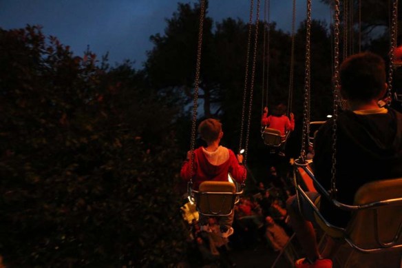 Amusement park in Barcelona