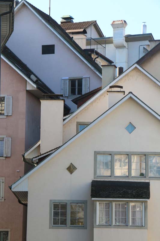 Triangle houses in Zurich