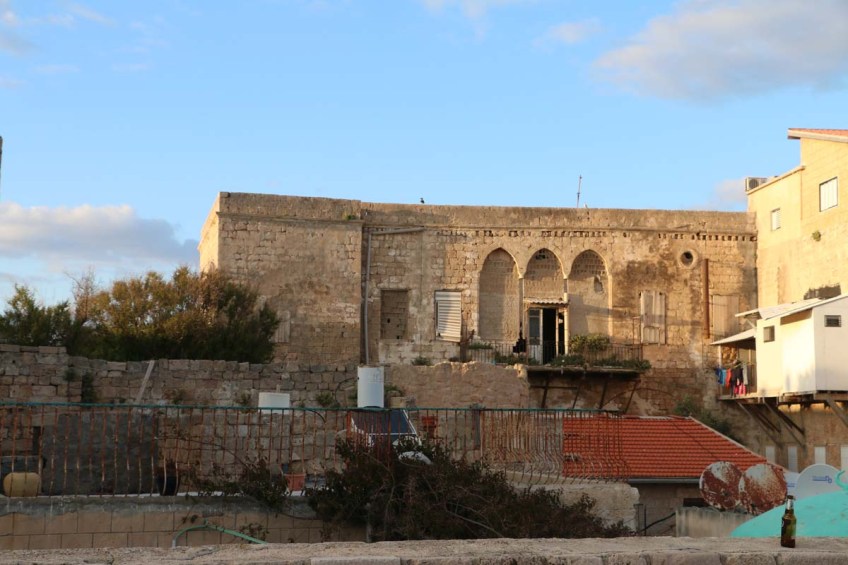 Visiting the old city of Akka Akko in occupied Palestine Israel