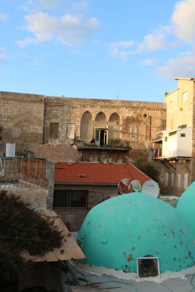Visiting the old city of Akka Akko in occupied Palestine Israel
