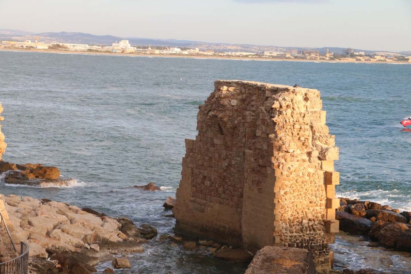 Visiting the old city of Akka Akko in occupied Palestine Israel
