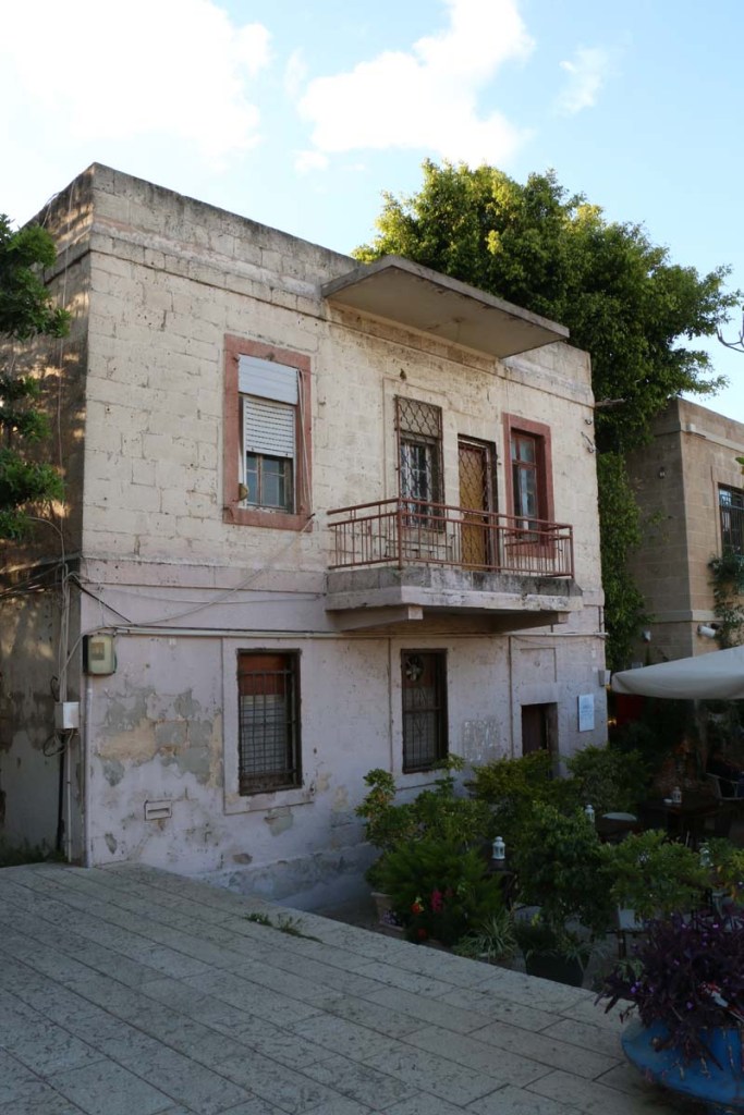 Architecture houses and nature of Haifa Palestine Israel