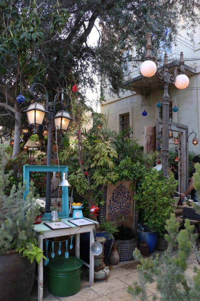 Architecture houses and nature of Haifa Palestine Israel