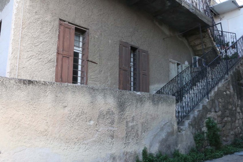 Architecture houses and nature of Haifa Palestine Israel