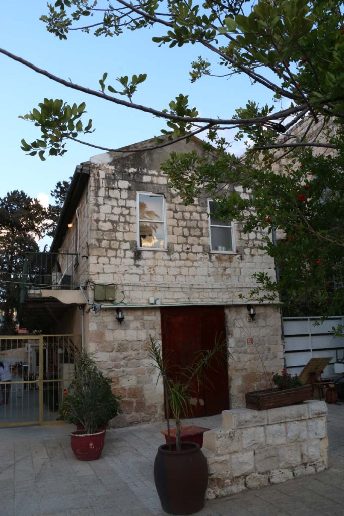 Architecture houses and nature of Haifa Palestine Israel