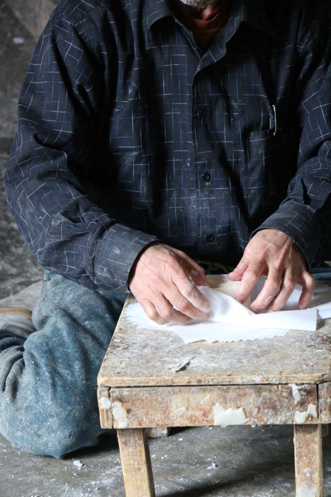 At the Shakaa Soap Company Making Nabulsi Soap مصنع صابون نابلسي