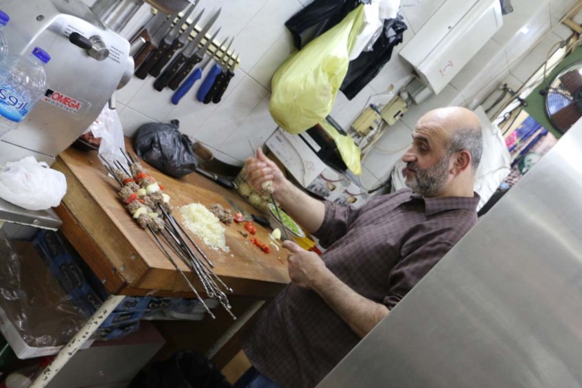 Old houses in the city of Nablus