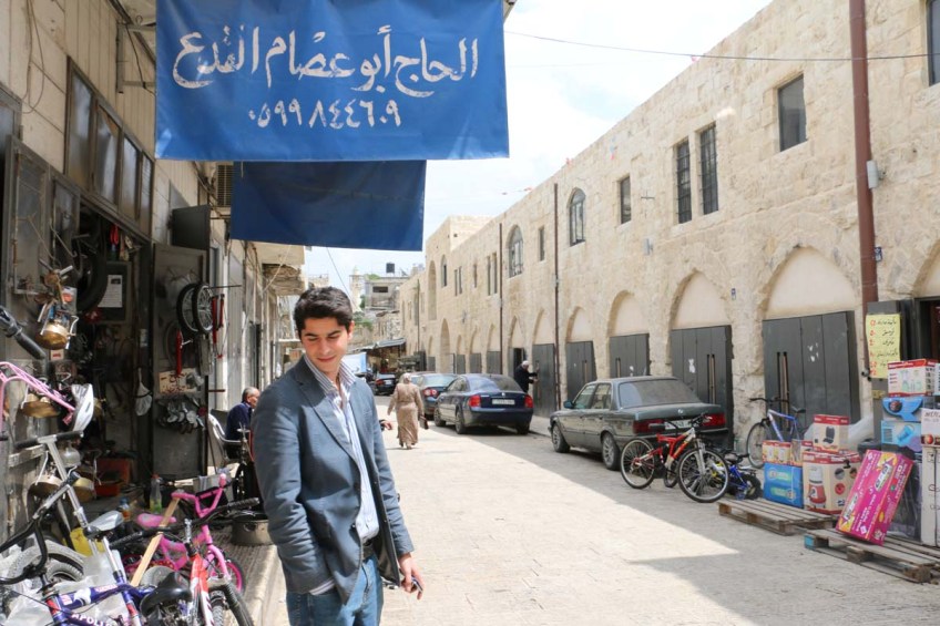 Old houses in the city of Nablus