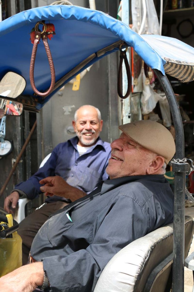 Old houses in the city of Nablus
