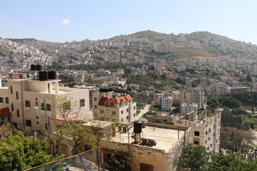 Overlooking Nablus جبل النار